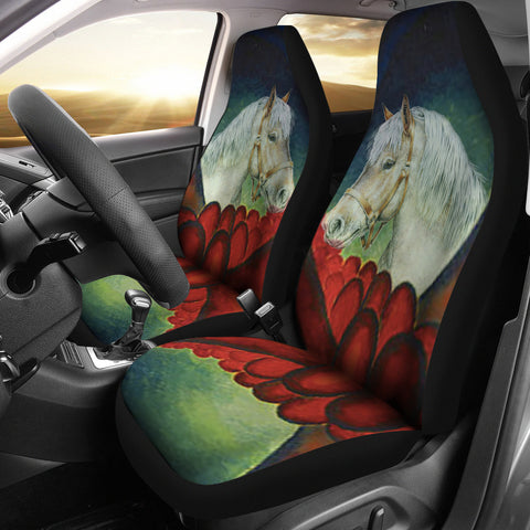 Belgian Horse Print Car Seat Covers