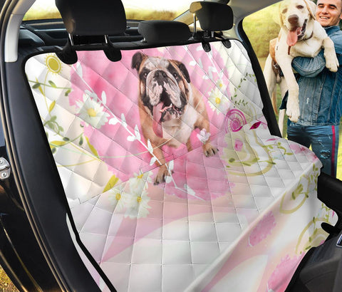 Cute Bulldog Print Pet Seat covers