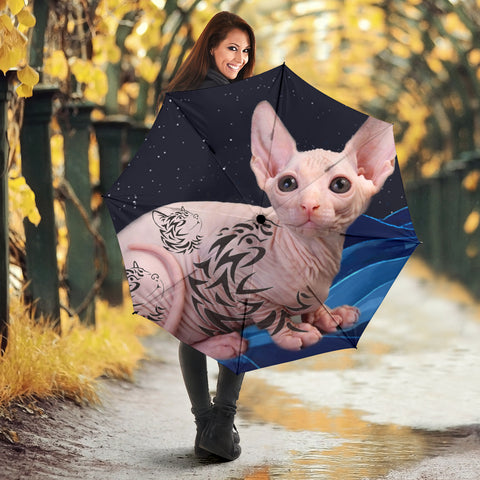 Sphynx Cat Print Umbrellas