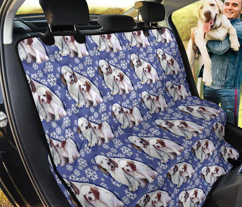 Clumber Spaniel Print Pet Seat Covers