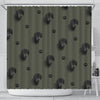 Curlycoated retriever Print Shower Curtain