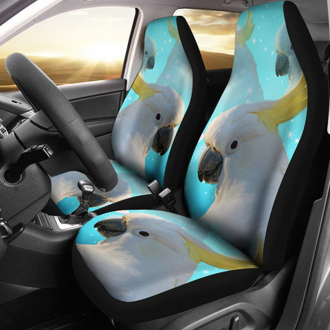 Cockatoo Parrot Print Car Seat Covers