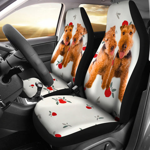 Welsh Terrier Print Car Seat Covers