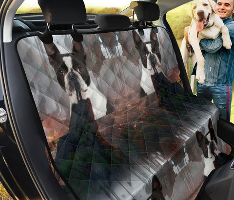 Amazing Boston Terrier Print Pet Seat Covers