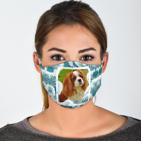 Cavalier King Charles Spaniel Print Face Mask