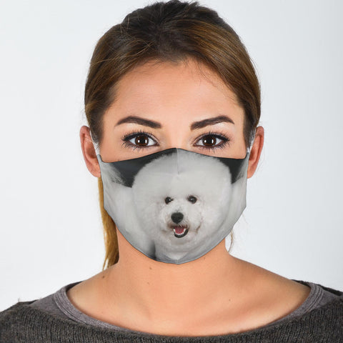 Bichon Frise Print Face Mask