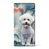 Bichon Frise Dog Print Women's Leather Wallet