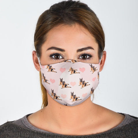 German Shepherd Patterns Print Face Mask