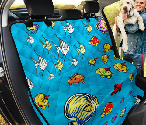 Cute Fish Patterns Print Pet Seat Covers