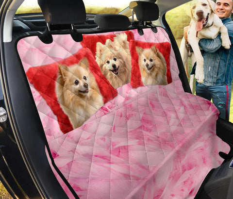 Pomeranian Dog Print Pet Seat Cover