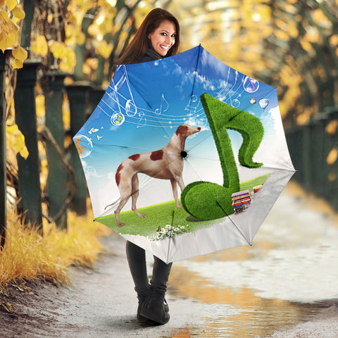 Amazing Whippet Dog Print Umbrellas