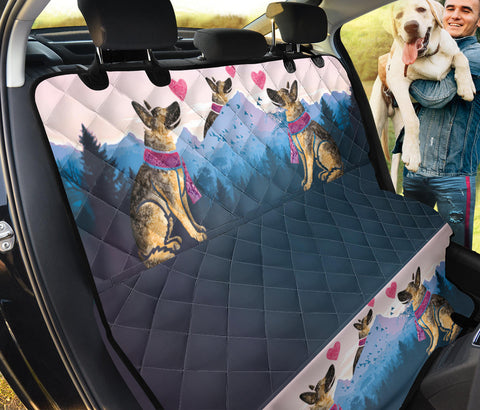 German Shepherd Dog Art Print Pet Seat Covers