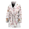 Labrabull Dog Print Women's Bath Robe