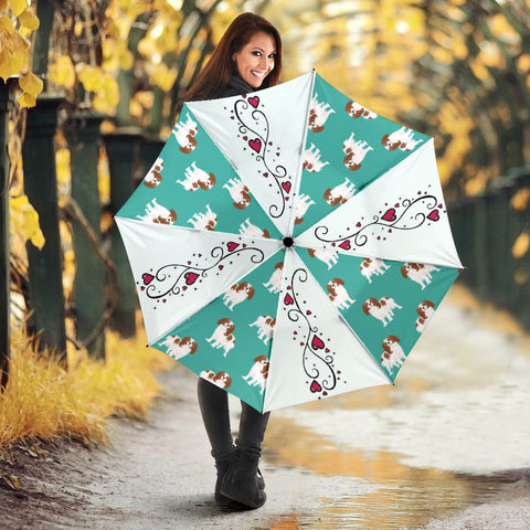 Cavalier King Charles Spaniel Print Umbrellas