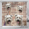 Lovely Glen of Imaal Terrier Print Shower Curtains