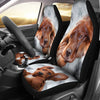 Irish Setter Dog Print Car Seat Covers