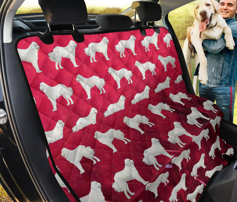 Great Pyrenees Dog Pattern Print Pet Seat Covers
