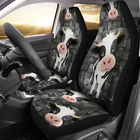 Cute Cow Print Car Seat Covers