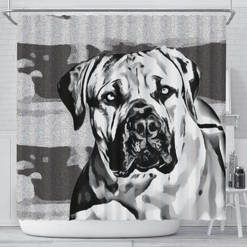 South African Mastiff (Boerboel) Dog Print Shower Curtain