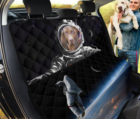 Bloodhound In Space Print Pet Seat Covers