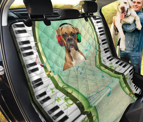 Boxer Dog Print Pet Seat covers