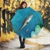 Pollock Fish Print Umbrellas