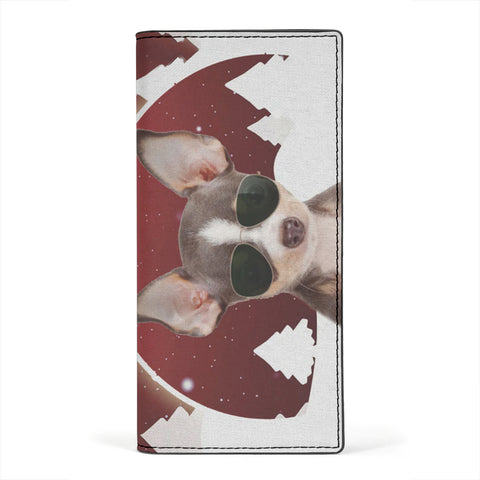 Cute Chihuahua Dog Print Women's Leather Wallet