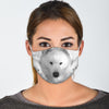 Cute Samoyed Print Face Mask