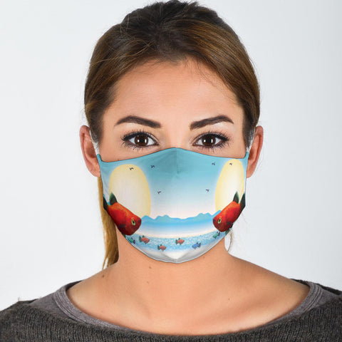 Platy Fish Print Face Mask