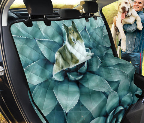 Rough Collie Print Pet Seat Covers