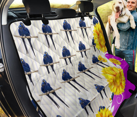 Hyacinth Macaw Print Pet Seat Covers