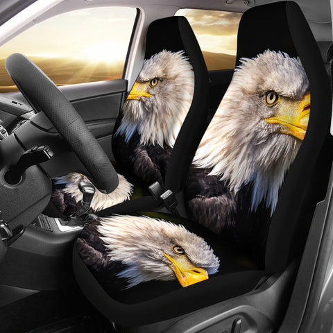 White Tailed Eagle Bird Print Car Seat Covers