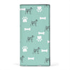 Irish Terrier Paws Patterns Print Women's Leather Wallet