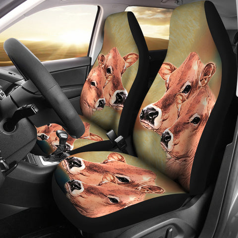 Jersey Cattle (Cow) Print Car Seat Cover