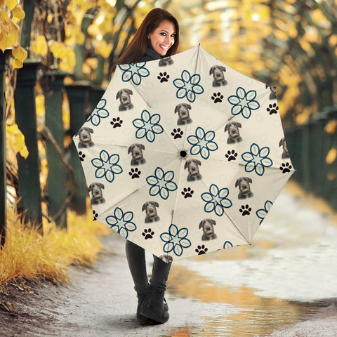 Scottish Deerhound Print Umbrellas