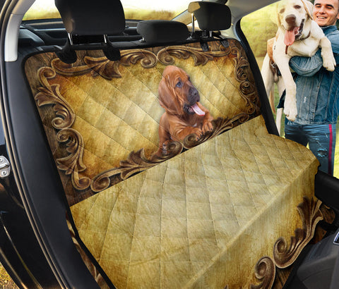 Bloodhound Golden Print Pet Seat Covers- Limited Edition