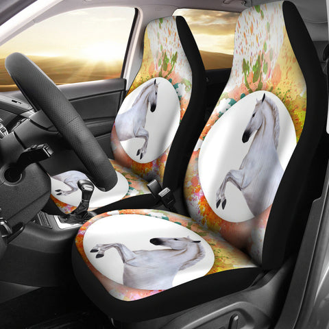 Lipizzan Horse Print Car Seat Covers