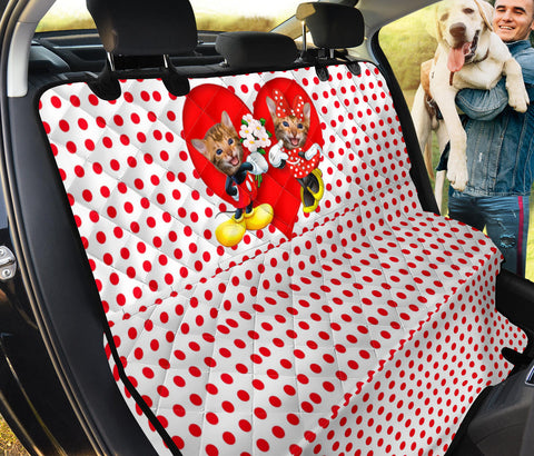 Cute Bengal Cat Print Pet Seat Covers