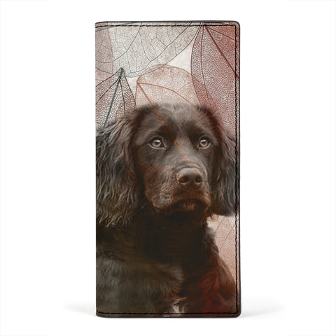 Boykin Spaniel Print Women's Leather Wallet