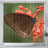 Butterfly Print Shower Curtains