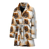 Amazing Tibetan Spaniel Patterns Print Women's Bath Robe