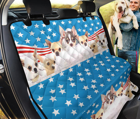 Chihuahua Mount Rushmore Print Pet Seat covers