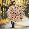 Basenji Dog Floral Print Umbrellas