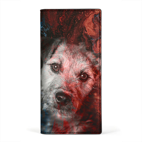 Lakeland Terrier Print Women's Leather Wallet