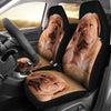 Cute Bordeaux Mastiff Print Car Seat Covers