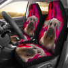 Cute Cesky Terrier Print Car Seat Covers