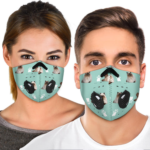 Himalayan Cat Print Premium Face Mask