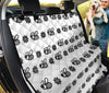 Bee White Patterns Print Pet Seat Covers