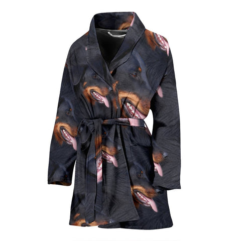 Amazing Beauceron Dog Patterns Print Women's Bath Robe