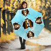 Basset Hound Dog Vector Print Umbrellas